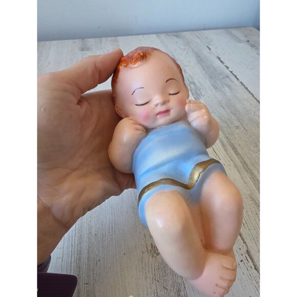 Vintage chalkware? Baby Jesus nativity religious Xmas - Picture 11 of 11